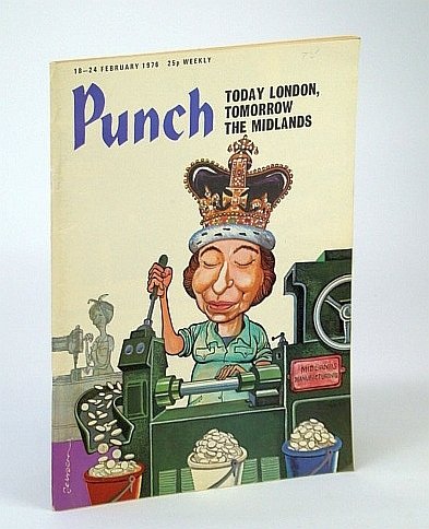 Punch Magazine, 18-24 February (Feb.) 1976 - Cover Cartoon of …