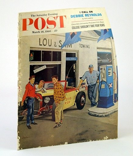 The Saturday Evening Post Magazine, March (Mar.) 26, 1960: College …