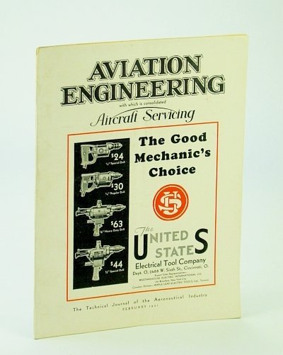 Aviation Engineering (Magazine), With Which is Consolidated Aircraft Servicing - …