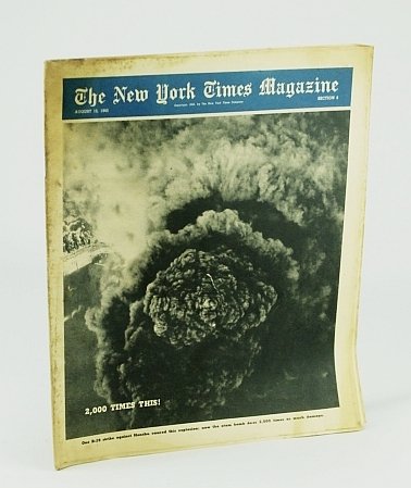 The New York Times Magazine, August 12, 1945 - Aerial …