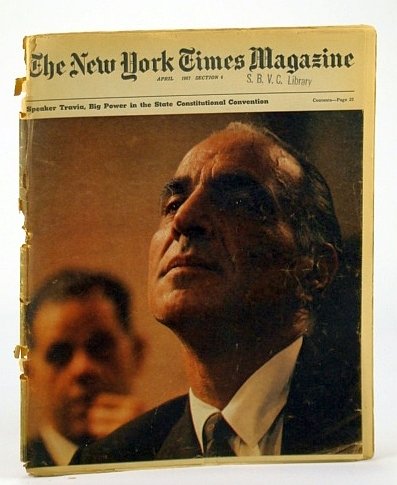 The New York Times Magazine, April (Apr.), 1967 - Cover …