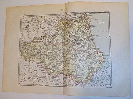 1902 Map of Durham, England