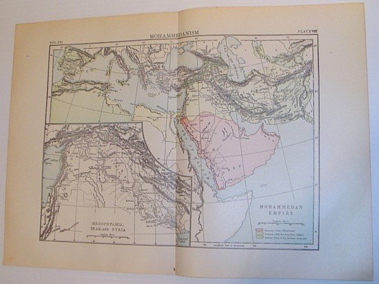 Map of the Mohammedan Empire