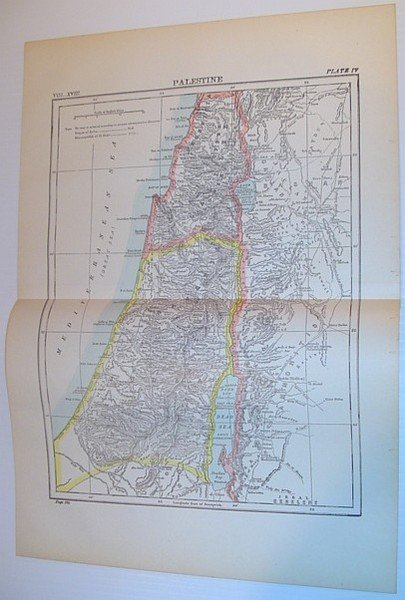 Map of Palestine - Circa 1902