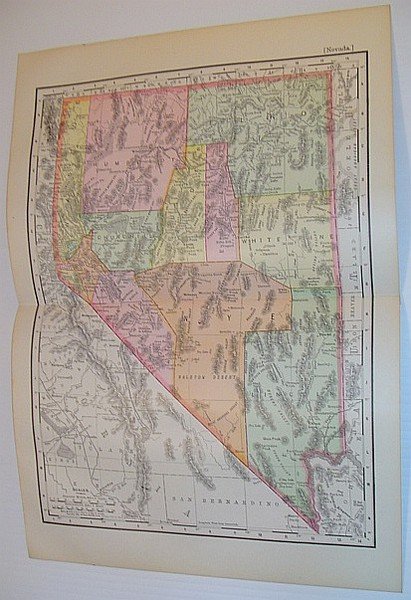 Rand McNally & Co.'s 1901 Coloured Map of the State …