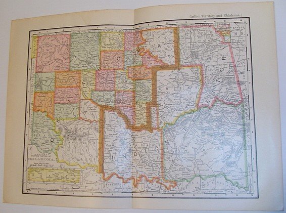 Rand, McNally & Co.'s 1901 Map of the "Western Portion …