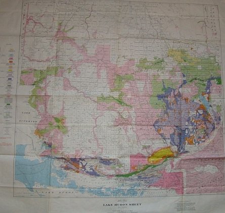 Lake Huron Sheet - Map 155A (Publication No. 1553)