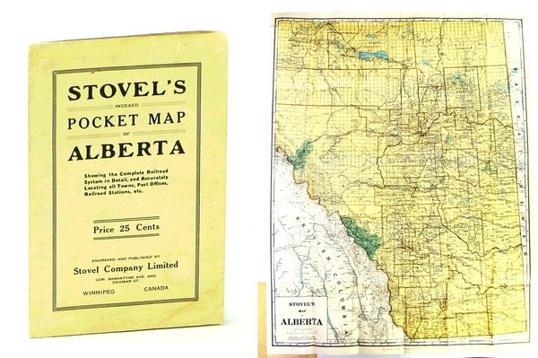 Stovel's Map of Alberta
