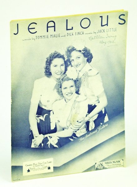 Jealous: Sheet Music for Piano and Voice with Guitar Chords