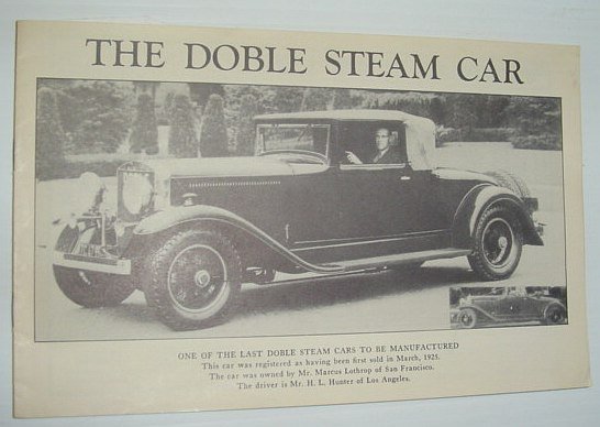 The Doble Steam Car