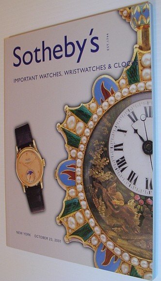 Sotheby's: Important Watches, Wristwatches & Clocks - New York, October …