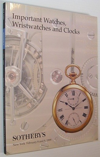 Important Watches, Wristwatches and Clocks: Sotheby's Auction #7263 Catalogue, New …