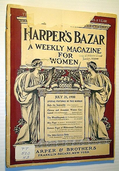 Harper's Bazar (Bazaar) - A Weekly Magazine for Women, July …