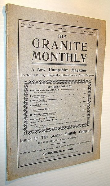 The Granite Monthly - A New Hampshire Magazine Devoted to …