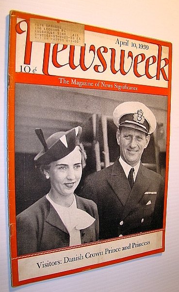 Newsweek - The Magazine of News Significance, April 10, 1939 …