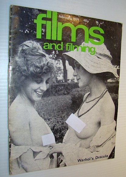 Films and Filming Magazine, February 1974 - Cover Photo from Warhol's 'Dracula'