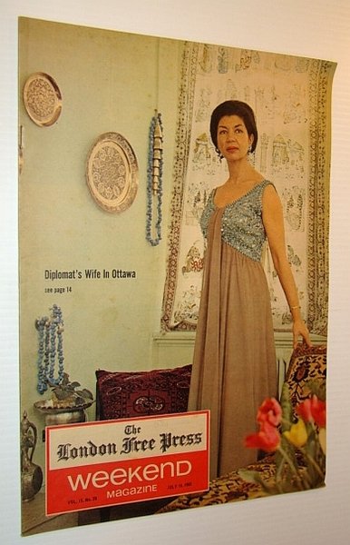 Weekend Magazine, 10 July 1965 - Mme. Afsar Kia (wife …