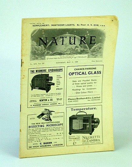 Nature Magazine, No. 3472, Vol. 137, Saturday, May 16, 1936 …