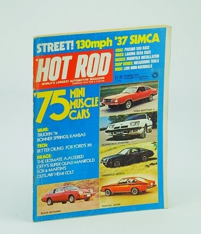 Hot Rod Magazine, October (Oct.) 1974