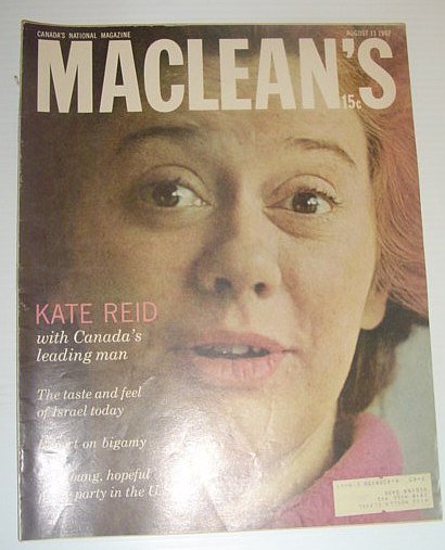 Maclean's Magazine, August 11, 1962 - Arthur Balidoy Suffers From …