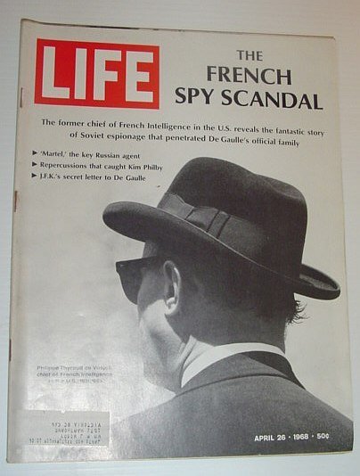 Life Magazine, April 26, 1968 *THE FRENCH SPY SCANDAL*