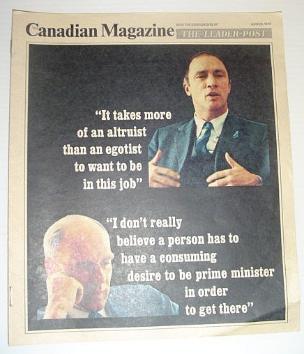 The Canadian Magazine, June 22, 1968 *PHOTO OF PIERRE TRUDEAU …