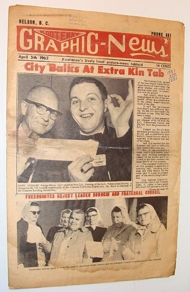 Kootenay Graphic-News, April 5th, 1962 - Kootenay's Lively Local Picture-News …