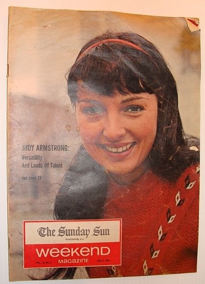 Weekend Magazine, 9 January 1965: Judy Armstrong Cover Photo