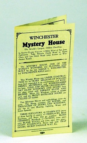 Winchester Mystery House - Leaflet for "The World's Largest, Oddest …