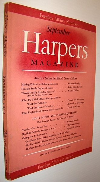 Harper's Magazine, September 1939 - Foreign Affairs Number
