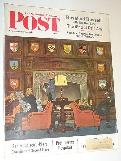The Saturday Evening Post, September 29, 1962 *ROSALIND RUSSELL*