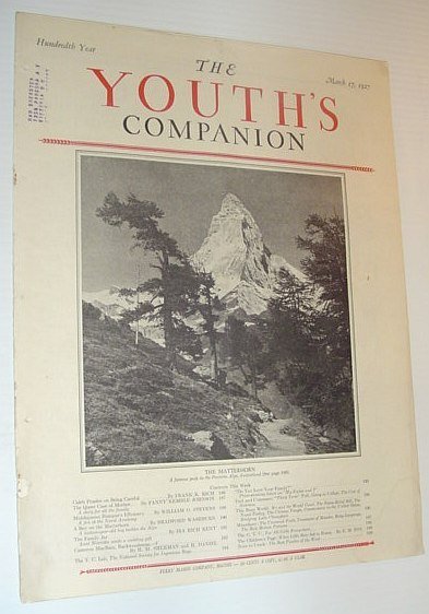 The Youth's Companion, March 17, 1927 *THE MATTERHORN*