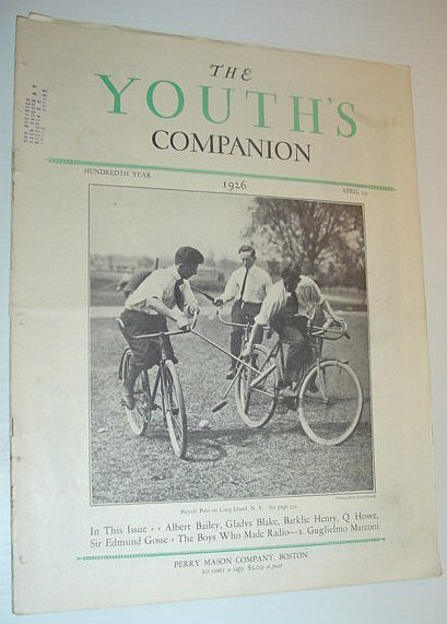 The Youth's Companion, April 29 1926 *COVER PHOTO OF BICYCLE …