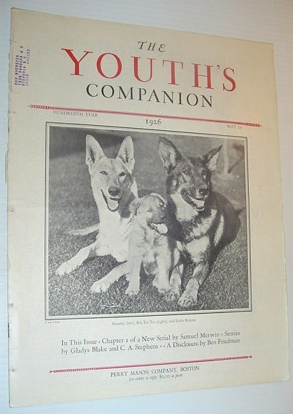 The Youth's Companion, May 27 1926 *RIN TIN TIN COVER …