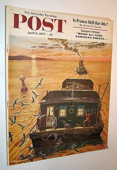 The Saturday Evening Post, April 6, 1957 -- Is France …