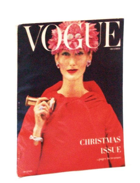 Vogue (American) Magazine, December (Dec.) 1955 - Christmas Issue