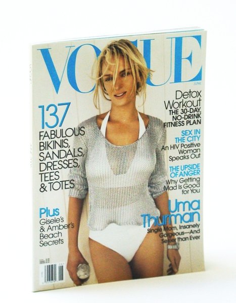 Vogue (US) Magazine, June 2006 - Uma Thurman Cover