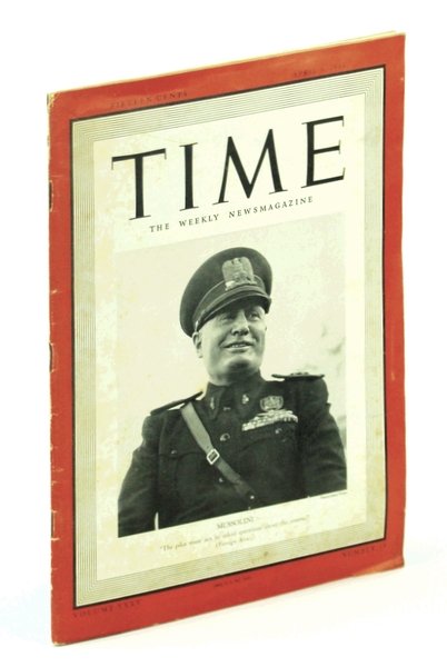 Time - The Weekly News Magazine, April [Apr.] 8, 1940, …