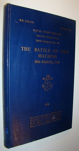The Battle of Cape Matapan, 28th March 1941 - Naval …