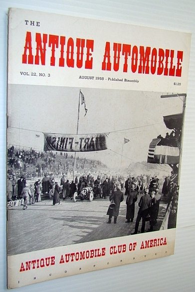 The Antique Automobile Magazine, August 1958