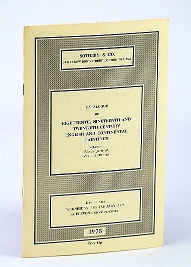 Sotheby & Co. Catalogue of Eighteenth (18th), Nineteenth (19th) and …