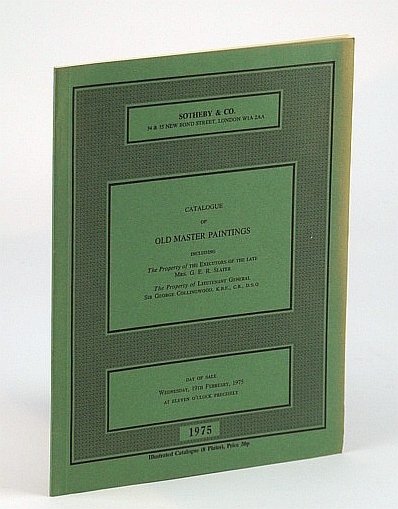 Sotheby & Co. Catalogue of Old Master Paintings: Mrs. G.E.R. …