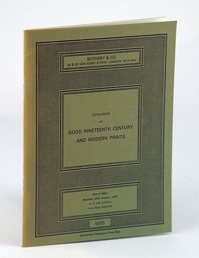 Sotheby & Co. Catalogue of Good Nineteenth Century and Modern …