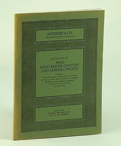 Sotheby & Co. Catalogue of Fine Nineteenth Century and Modern …