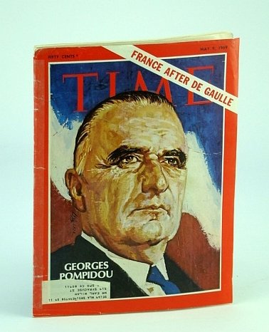 Time Magazine, May 9, 1969 - Georges Pompidou Cover