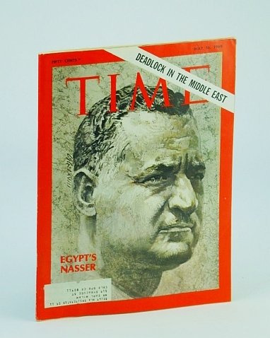 Time Magazine, May 16, 1969 - Nasser Cover / Deadlock …