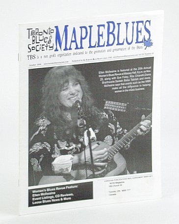 Maple Blues Magazine, October (Oct.) 2006 - Ellen McIlwaine Cover