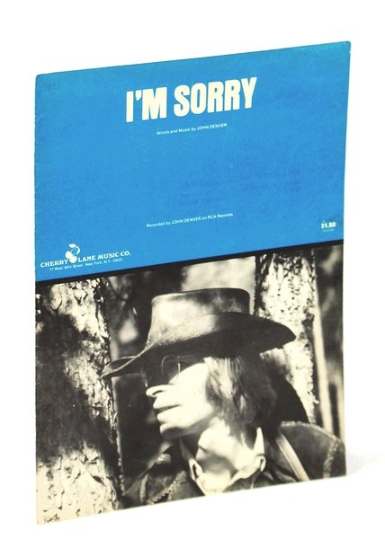 I'm Sorry: Piano Sheet Music with Lyrics and Guitar Chords