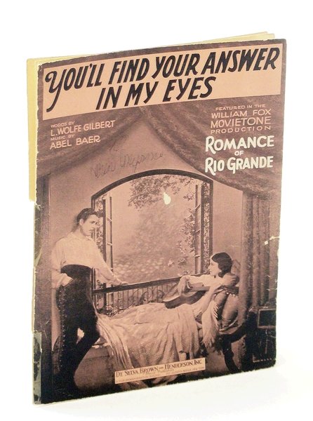 You'll Find Your Answer In My Eyes: Sheet Music for …