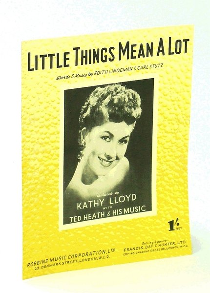 Little Things Mean A Lot - Sheet Music for Voice …